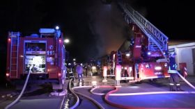 Feuer In Gleistal Agrar In Golmsdorf Bei Jena 0005